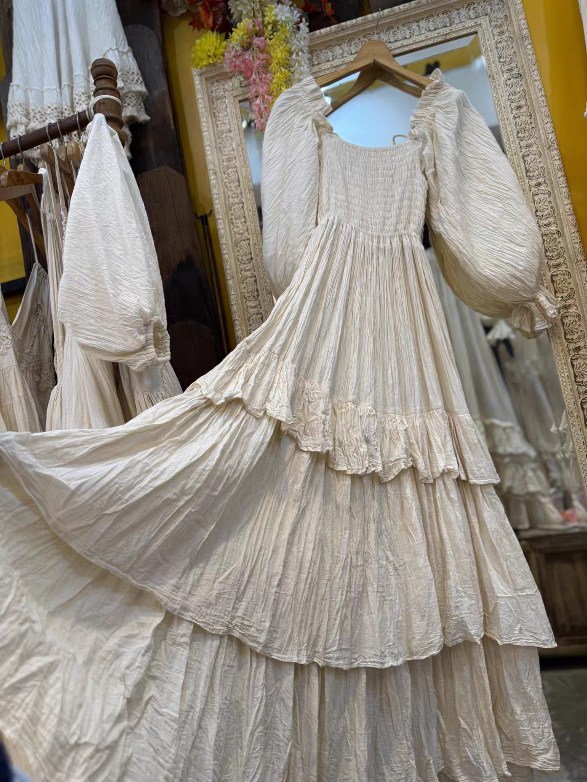THE ELOISE RUFFLE MAXI DRESS