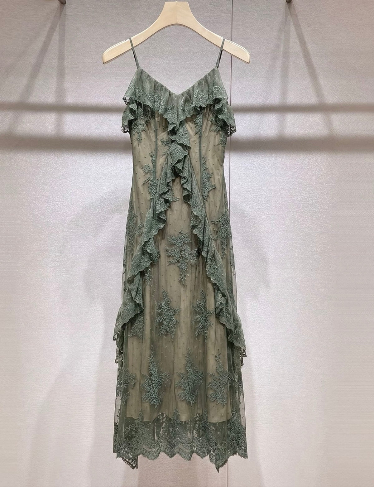 LOST IN SAGE DRESS