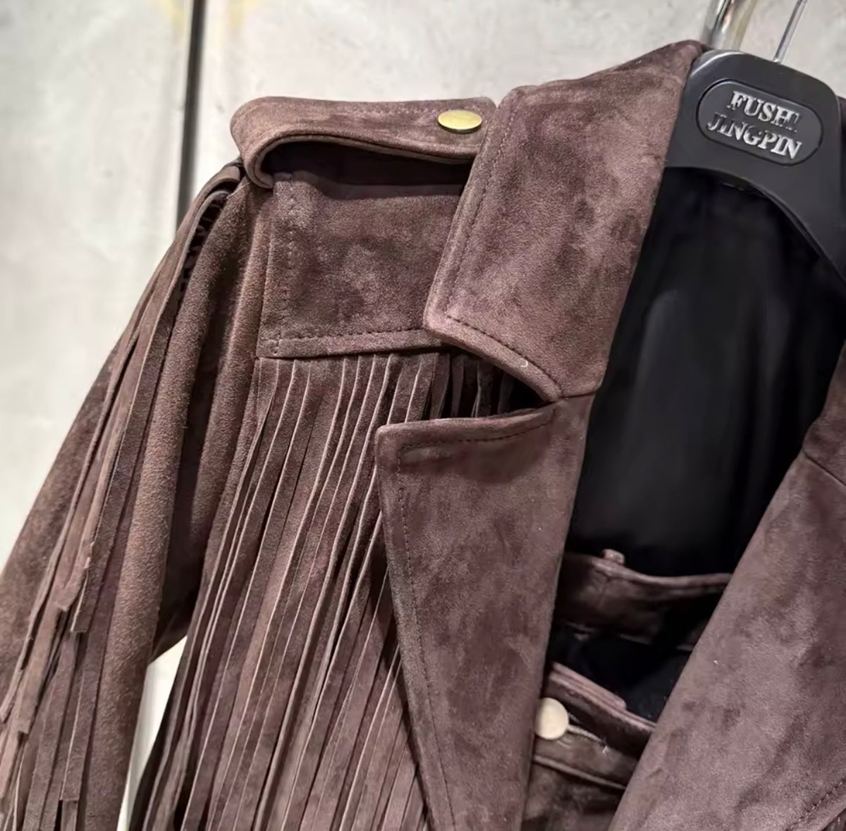 RIDE WITH ME GENUINE SUEDE JACKET
