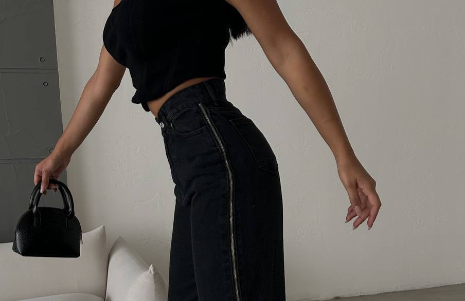 LORA BLACK DENIM