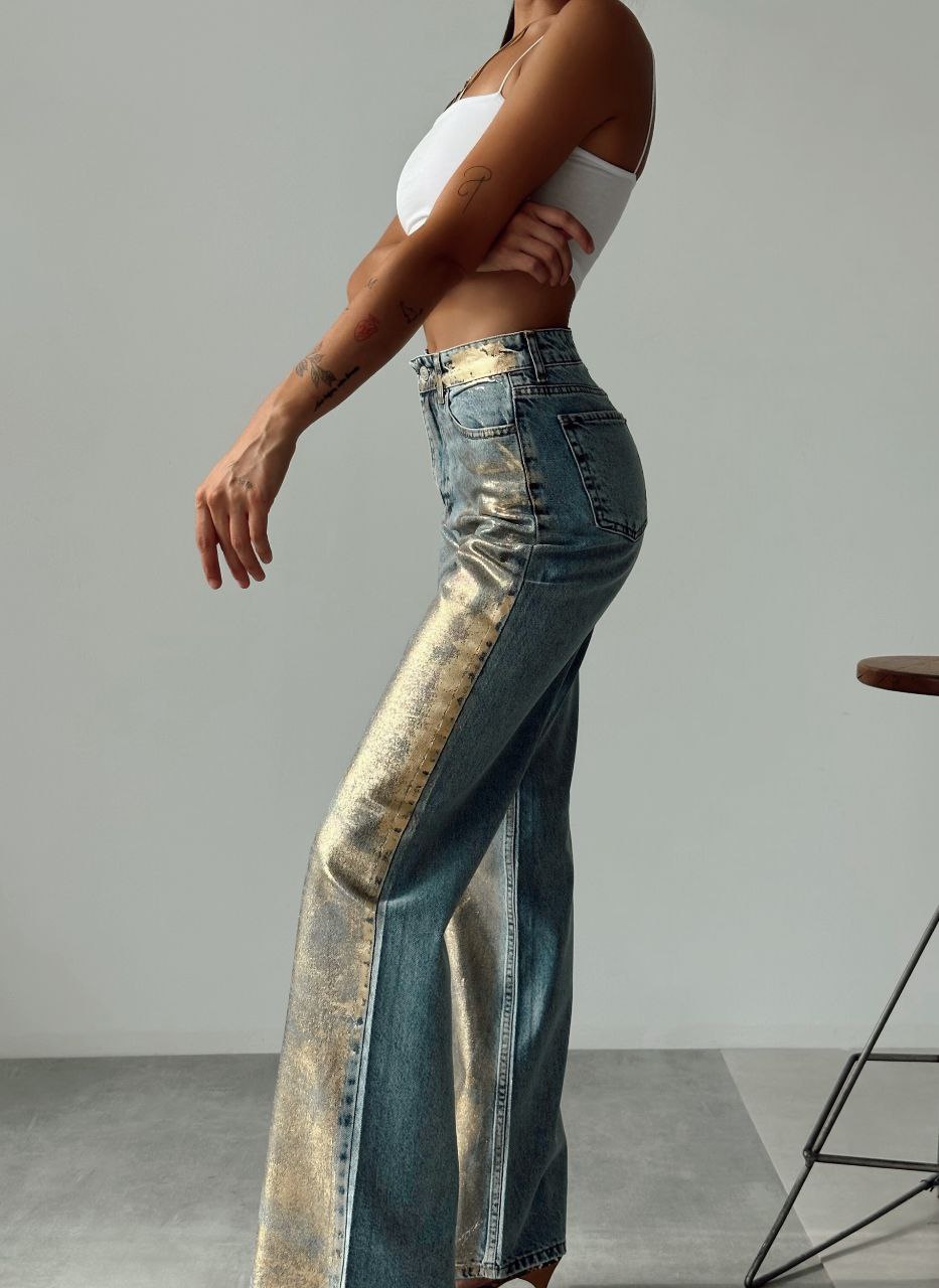LAYLA METALLIC DENIM