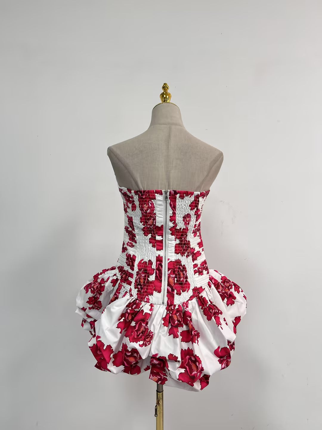 LUXE BLOOM BUBBLE DRESS