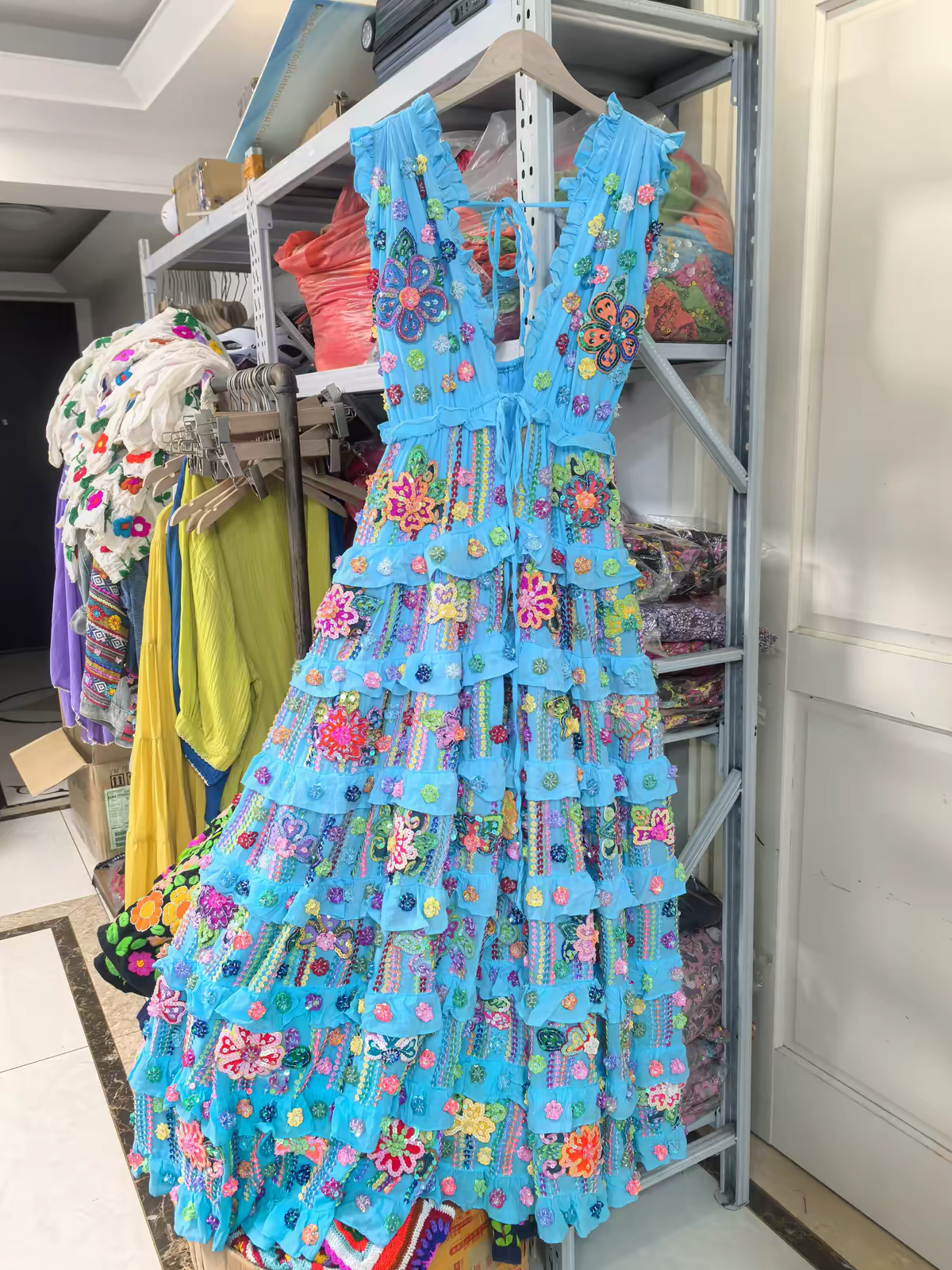 THE FLORABELLA EMBELLISHED DRESS