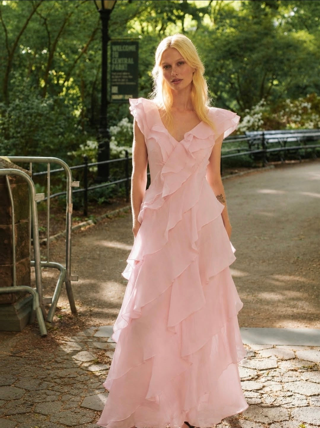 SOLENNE DRESS - PINK