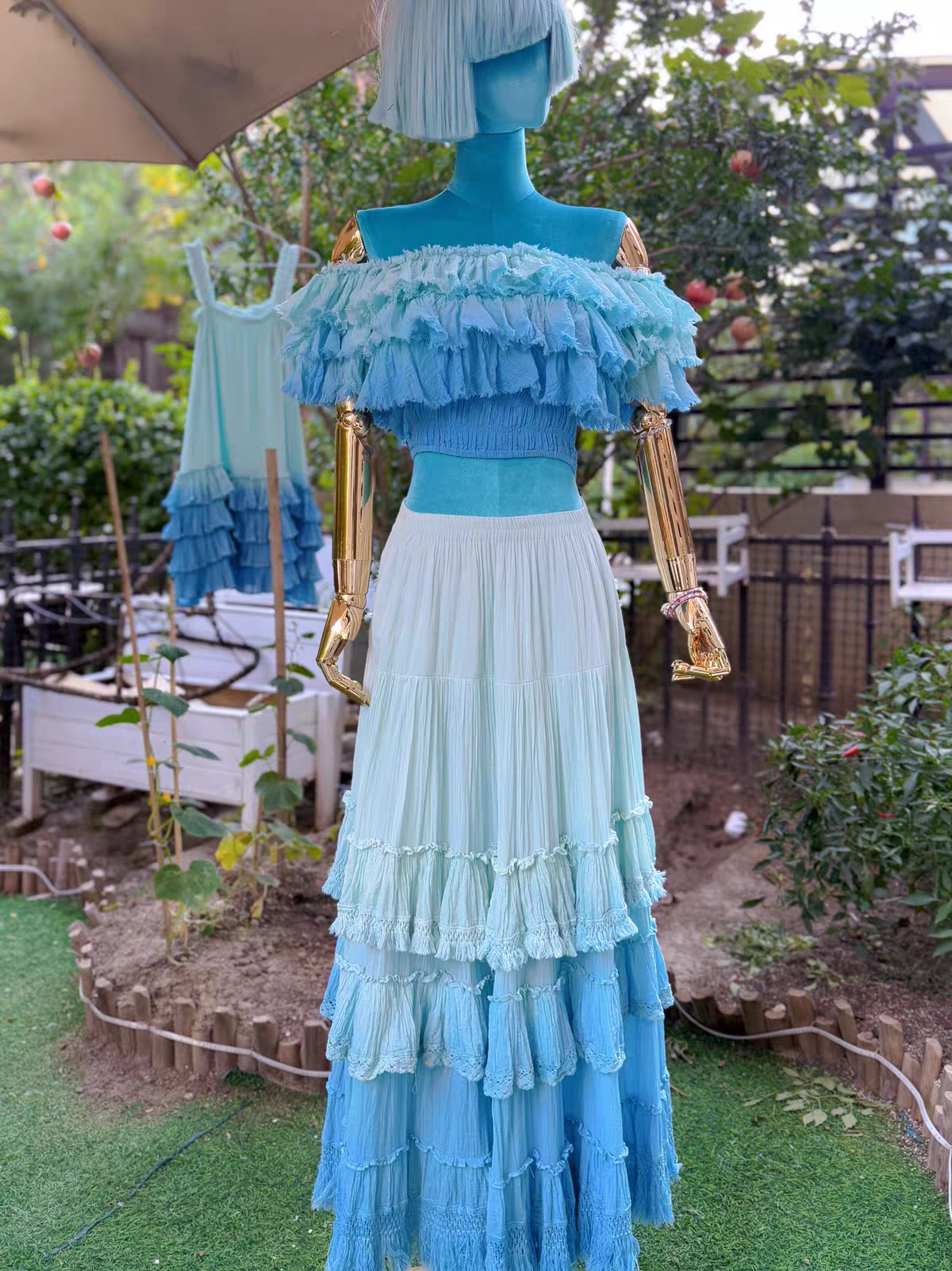 OCEAN WHISPER SET - SKIRT