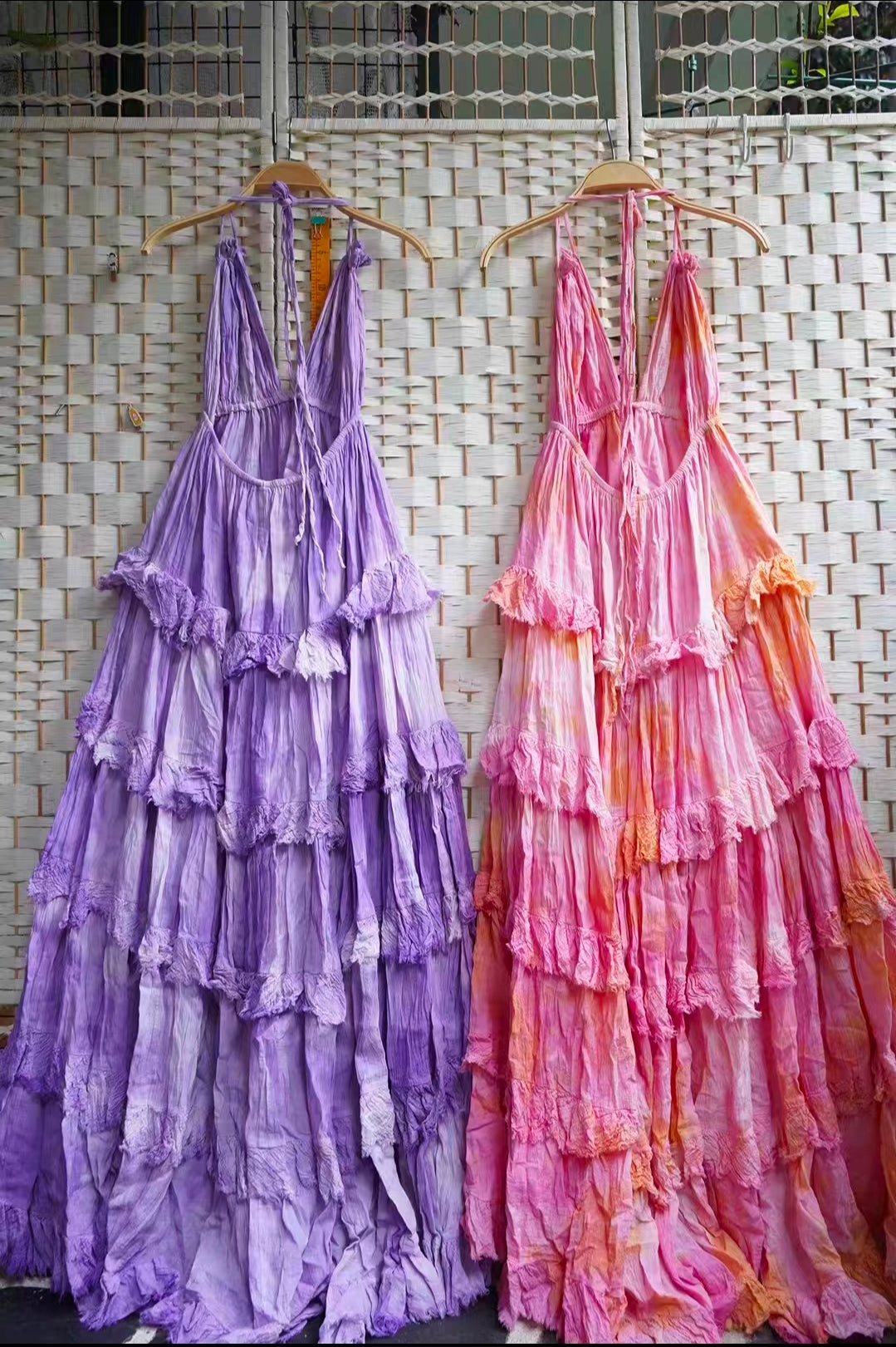 OCEANA RUFFLE DRESS - PINK