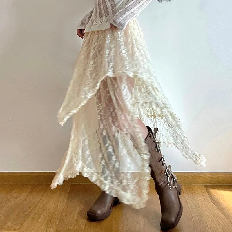 THE LACY SKIRT