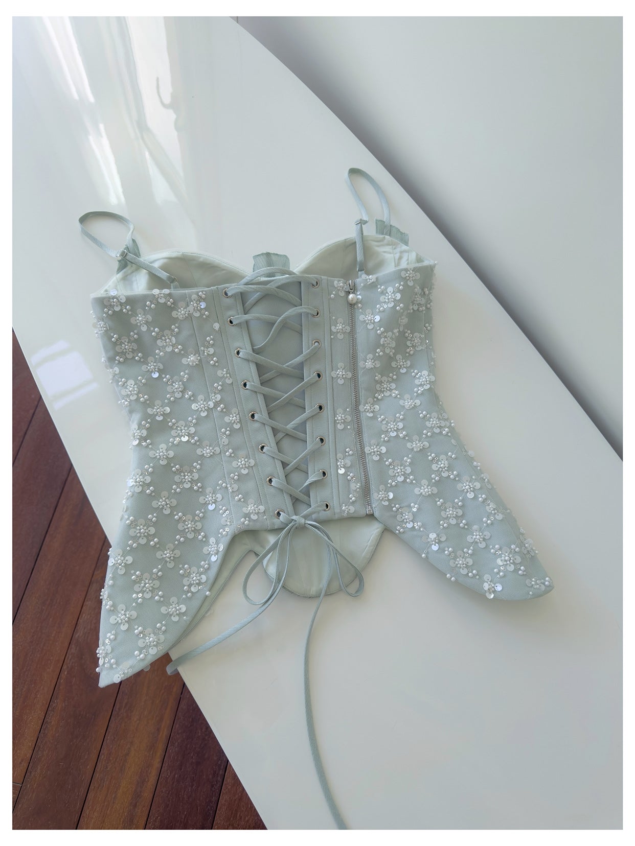 FROSTED PETAL DRESS
