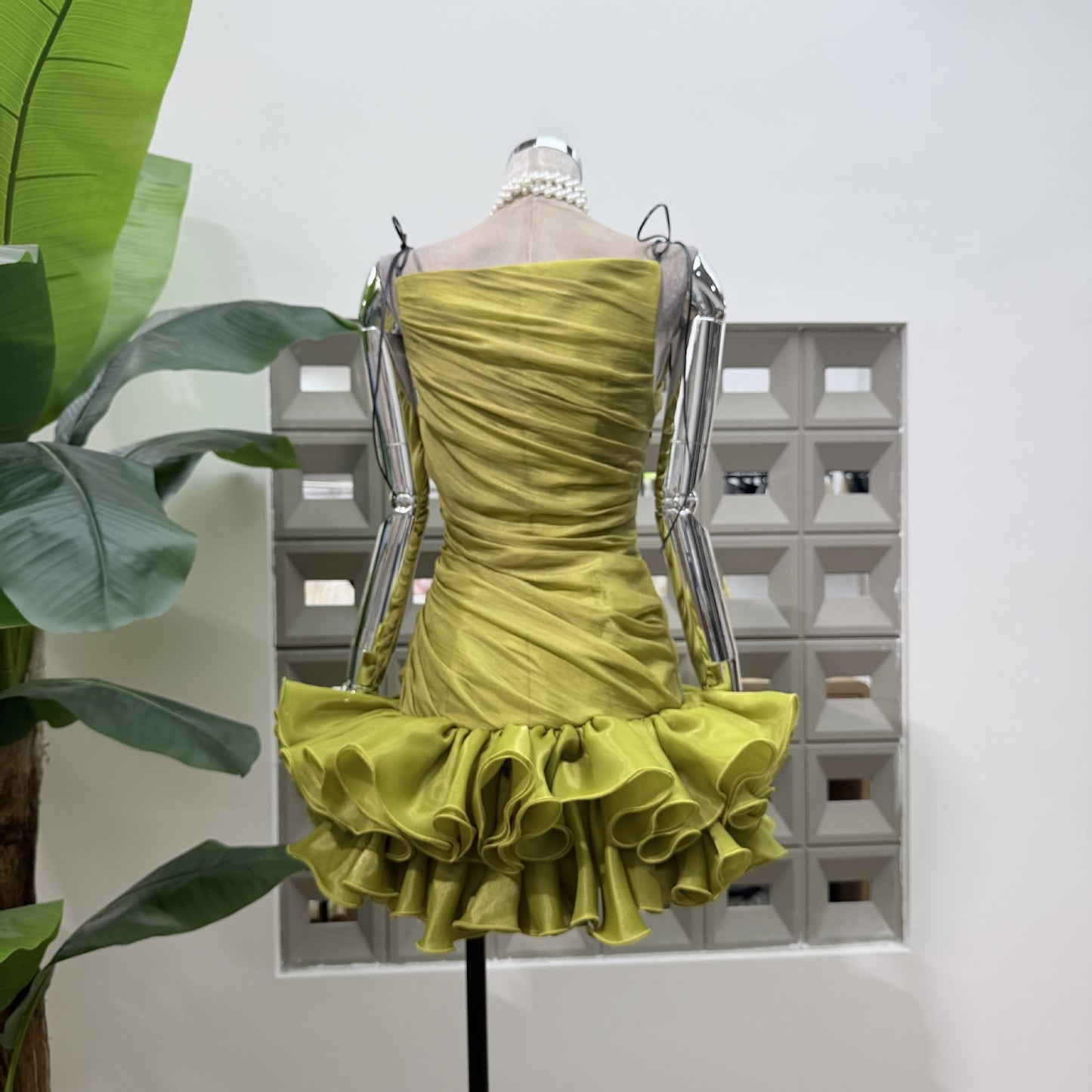 THE RIVIERA MUSE DRESS - GREEN