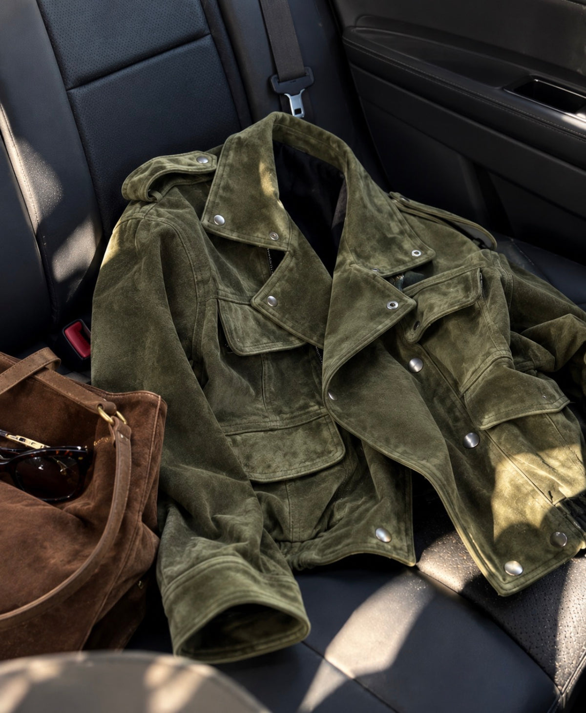GOOD TO GO GENUINE SUEDE JACKET