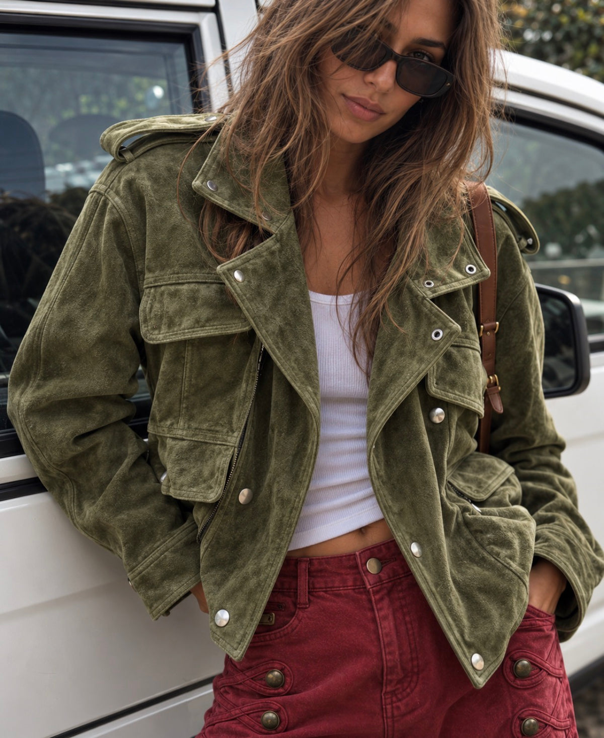 GOOD TO GO GENUINE SUEDE JACKET