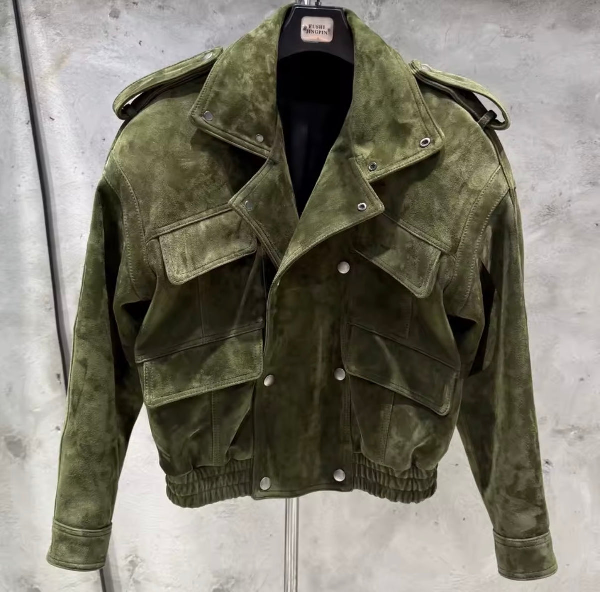GOOD TO GO GENUINE SUEDE JACKET