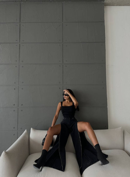 LORA BLACK DENIM