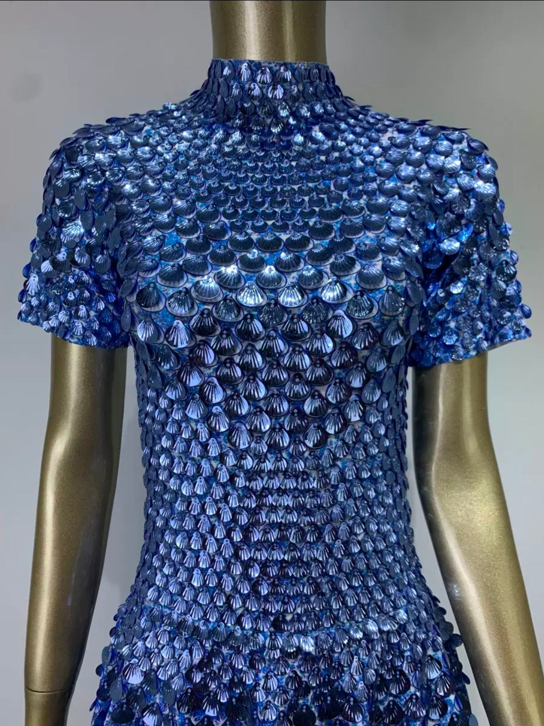 ÉLYSÉE EMBELLISHED MINI - BLUE