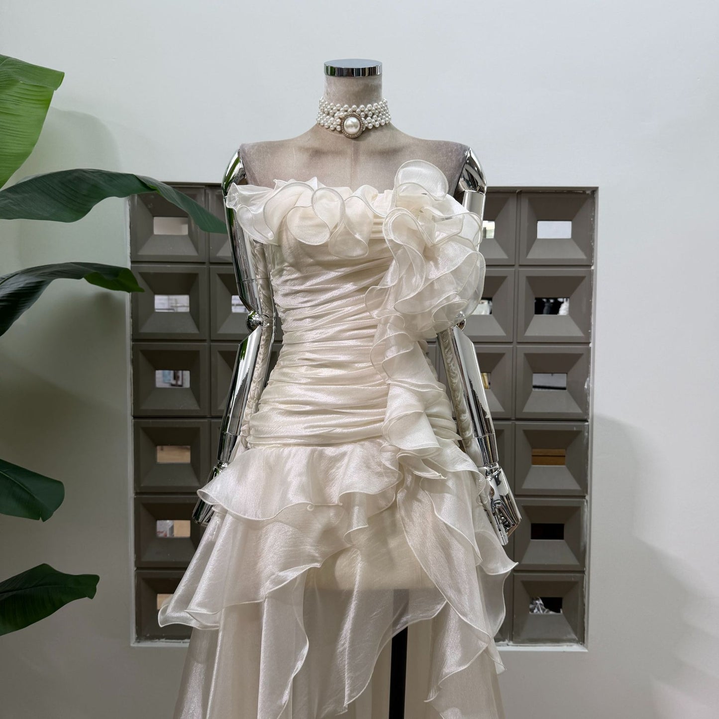 THE VERONA DRESS - IVORY