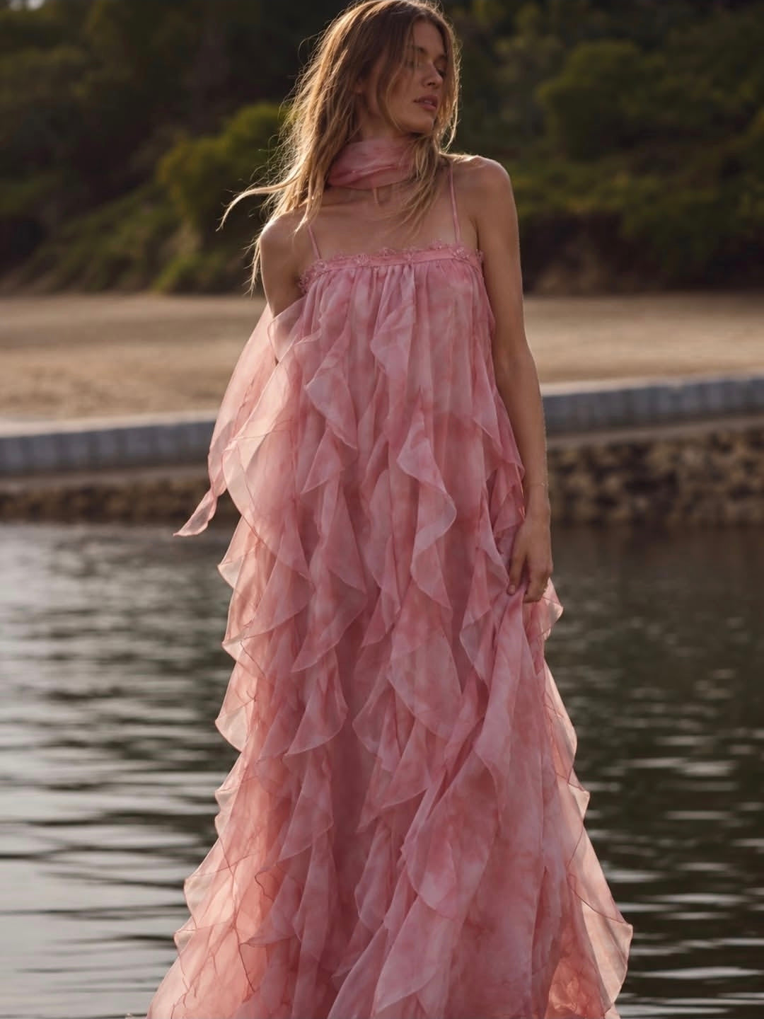 ROSÉ WHISPER DRESS