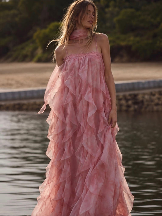 ROSÉ WHISPER DRESS