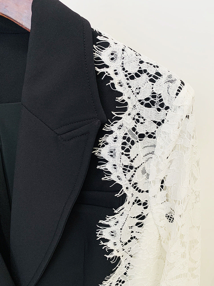 NOIR LACE BLAZER