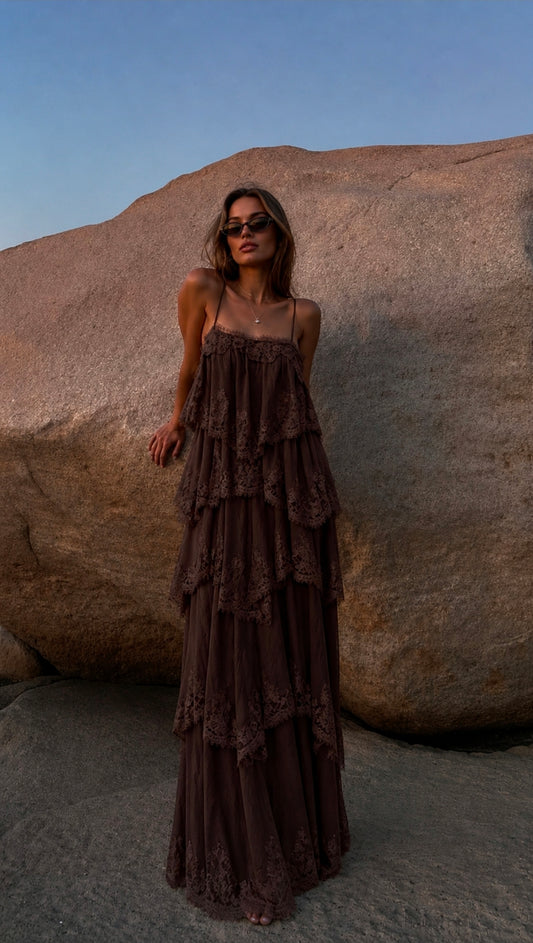 WHISPER MAXI - BROWN