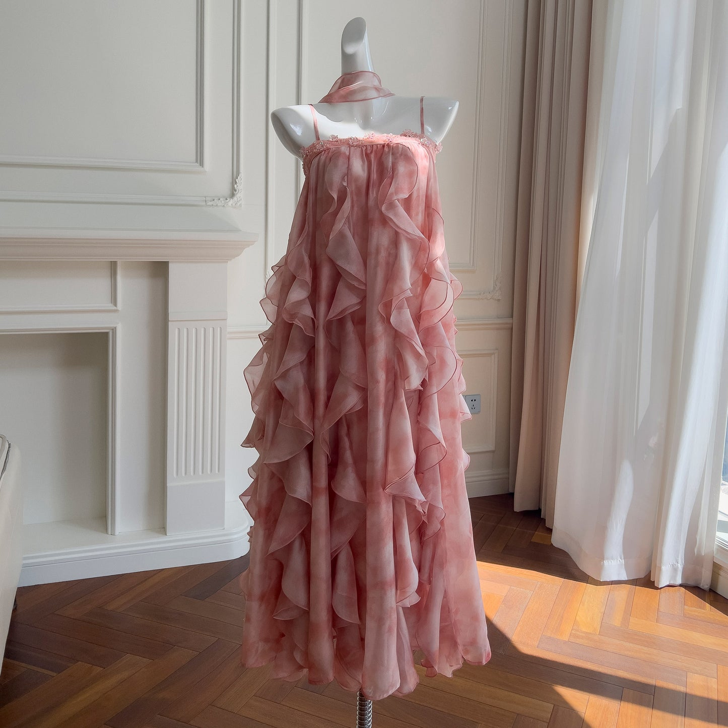 ROSÉ WHISPER DRESS