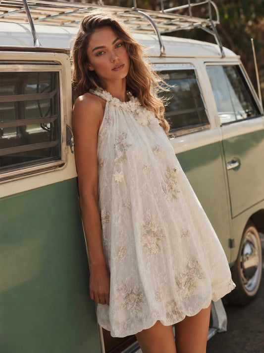 CAMELLIA WHISPER DRESS