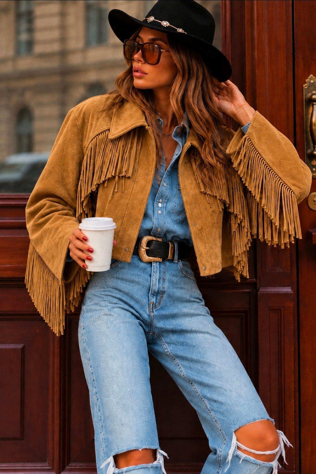 THE CALISTA SUEDE JACKET