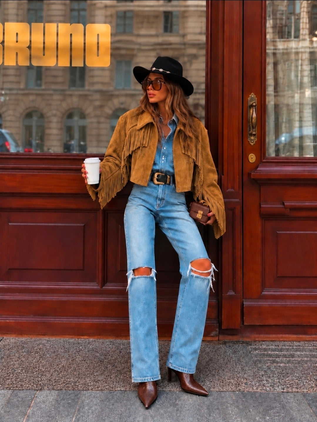 THE CALISTA SUEDE JACKET