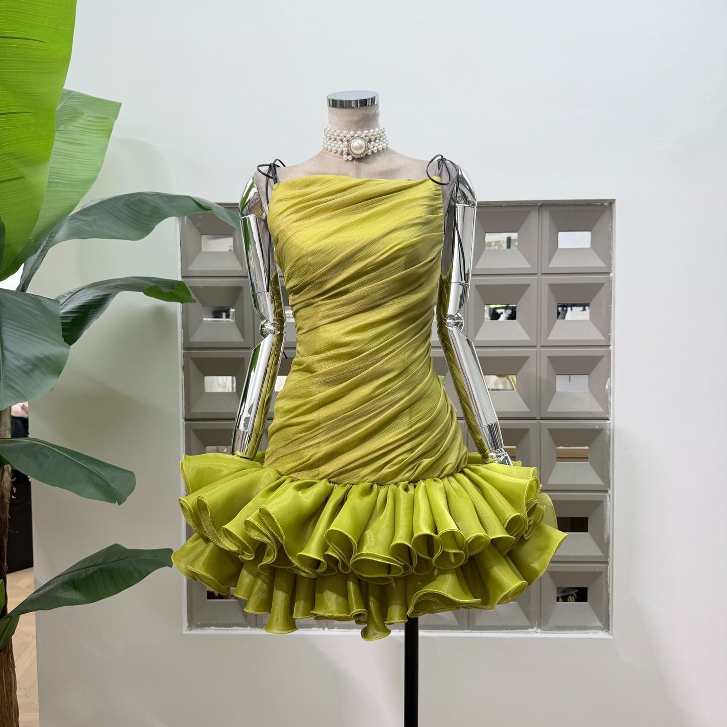 THE RIVIERA MUSE DRESS - GREEN