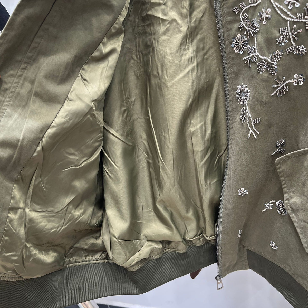 THE VERONA EMBELLISHED BOMBER