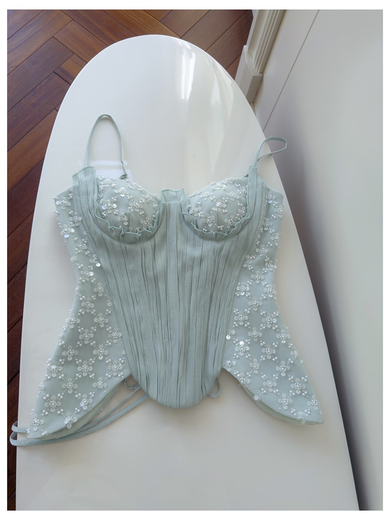 FROSTED PETAL DRESS