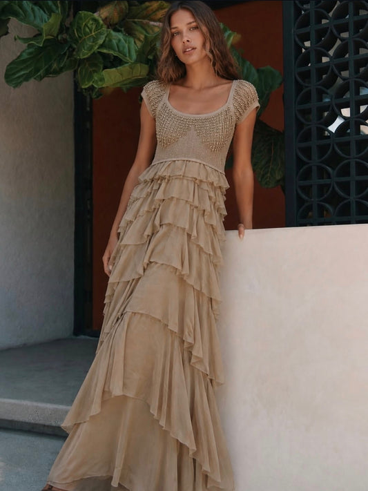 AURIELLE EMBELISHED DRESS