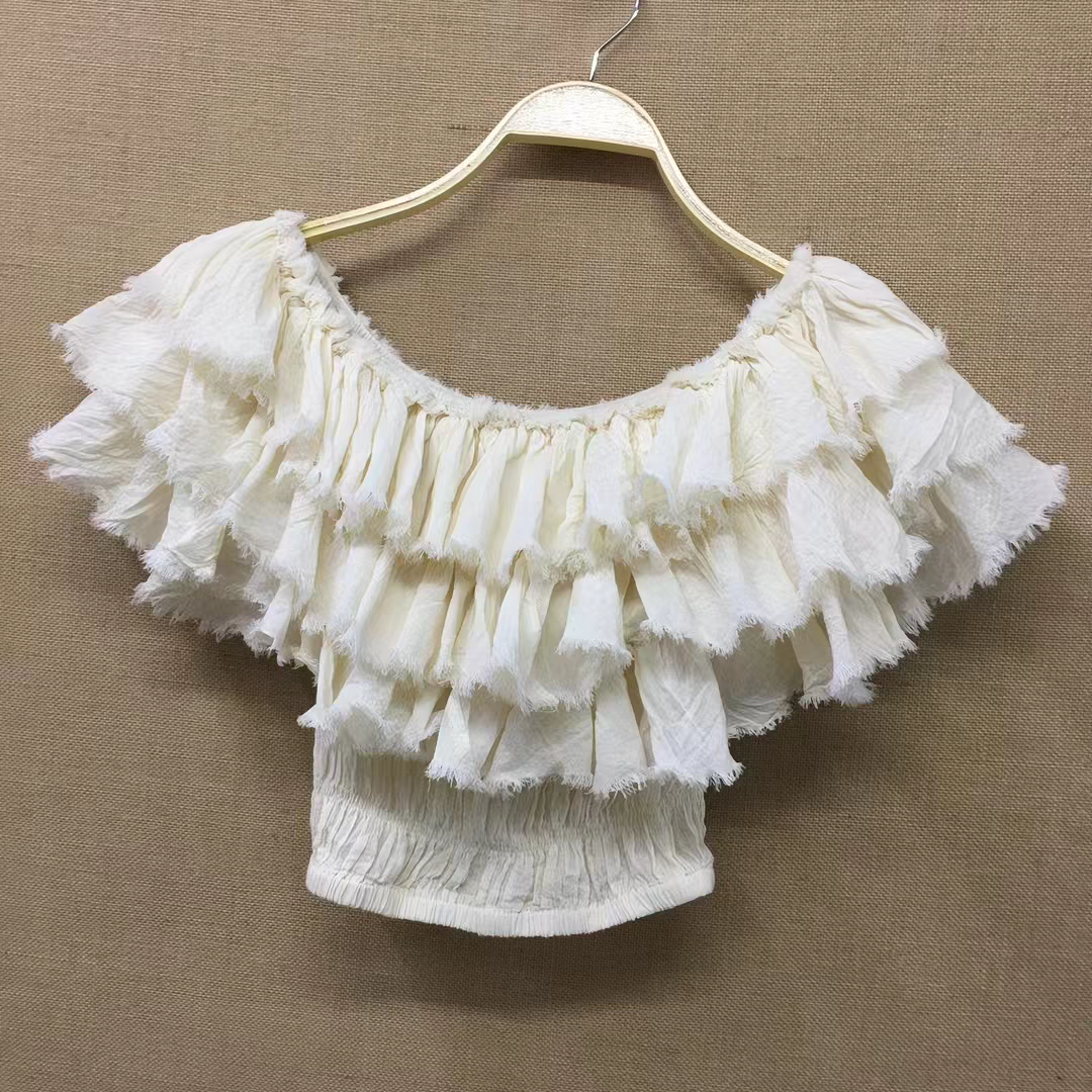 SOLEA RUFFLE TOP