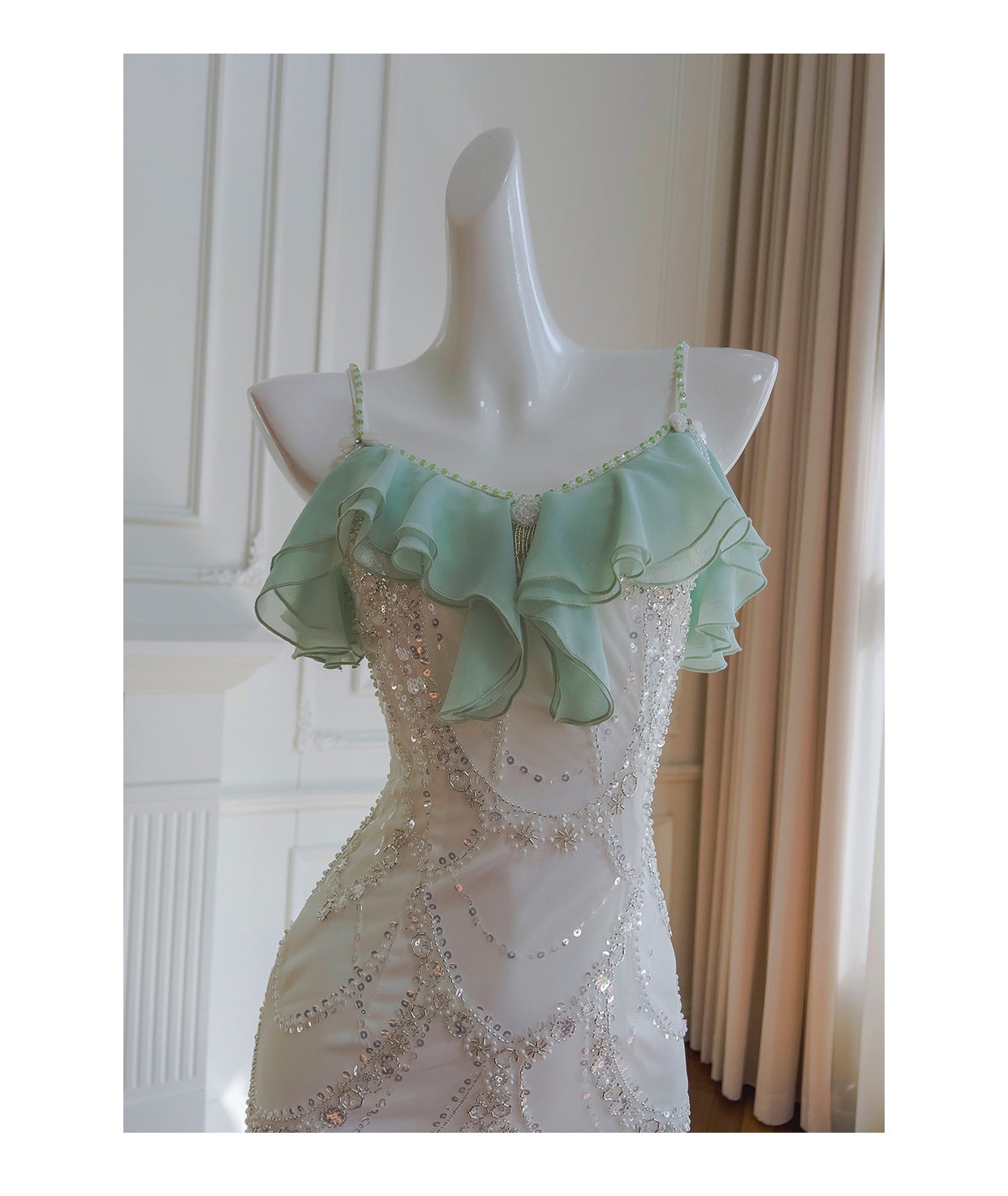 CELESTIA RUFFLE DRESS