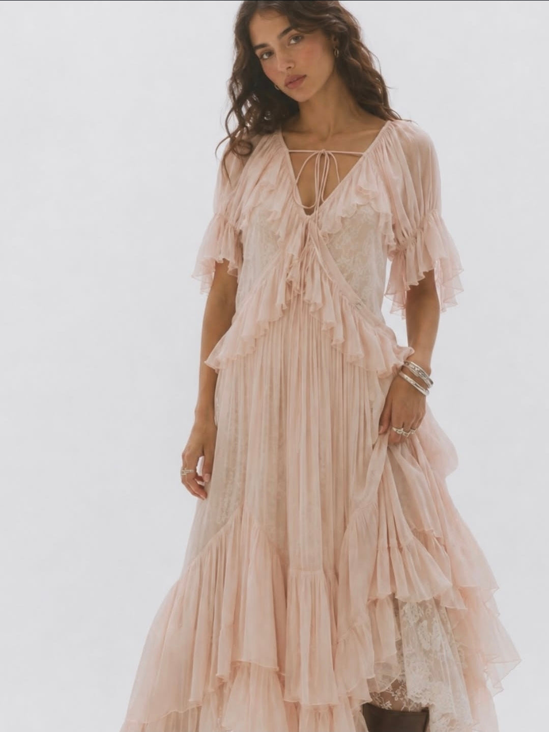 THE SERAPHINA LACE MAXI