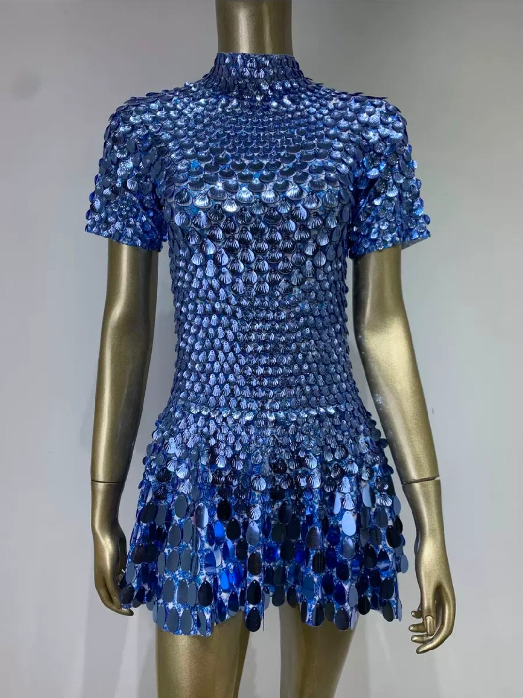 ÉLYSÉE EMBELLISHED MINI - BLUE