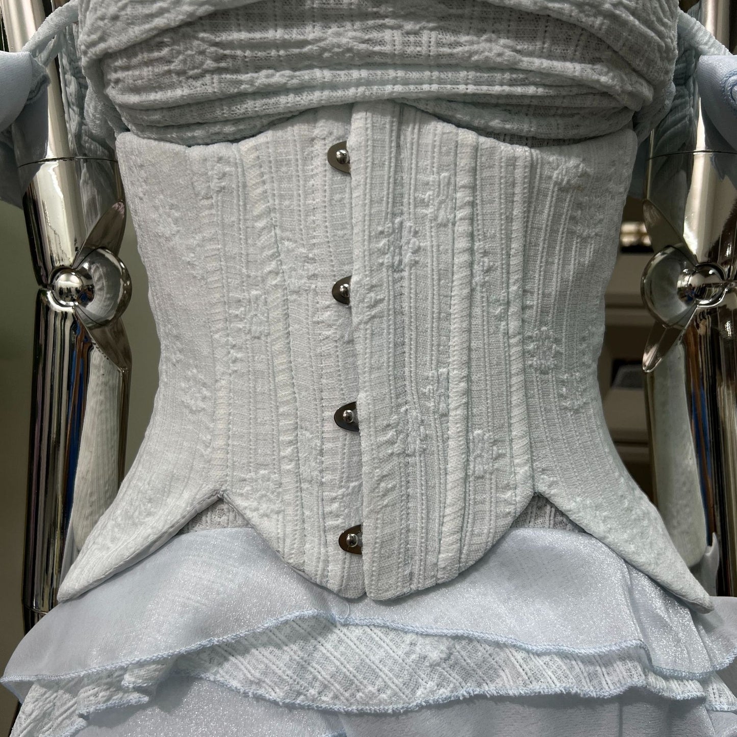 AVELINE RUFFLE SET - BLUE