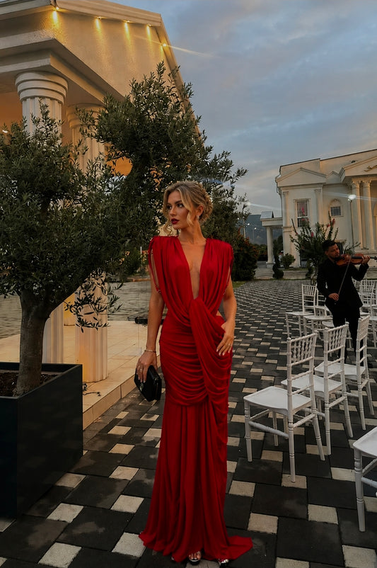 SCARLET MIRAGE DRESS