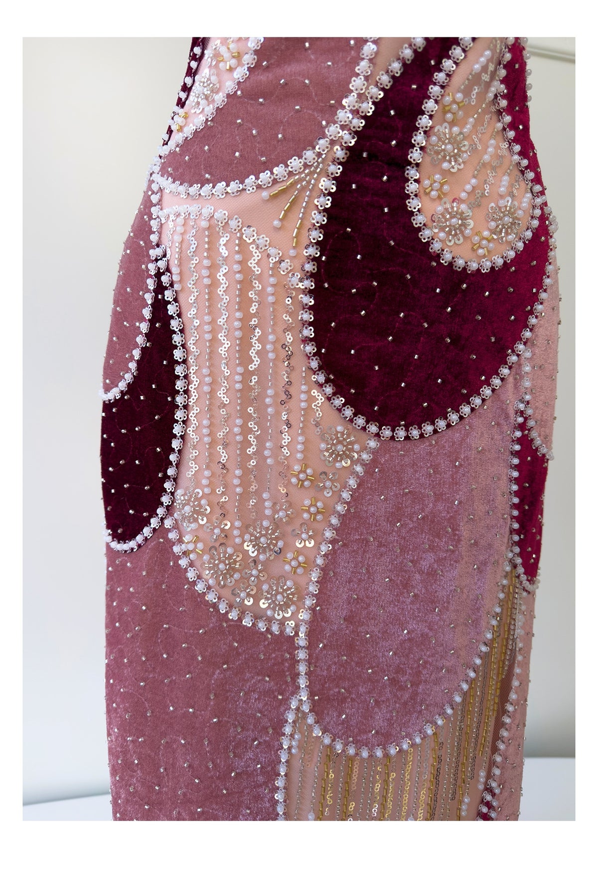 THE AMORETTE BEADED DRESS