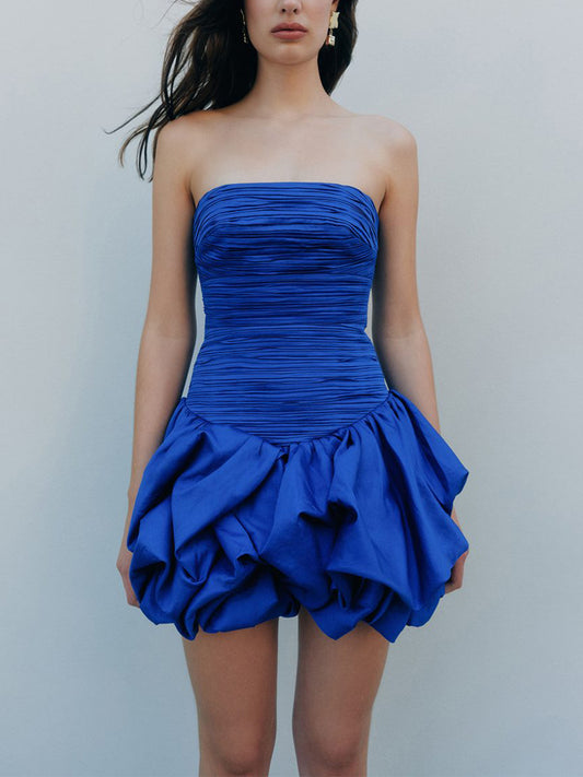 LUXE BLOOM BUBBLE DRESS