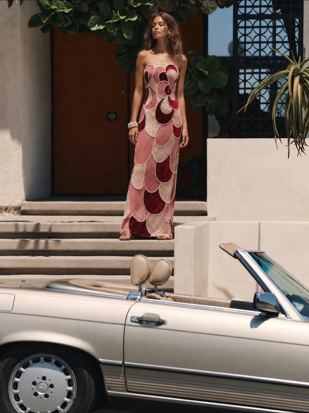 THE AMORETTE BEADED DRESS