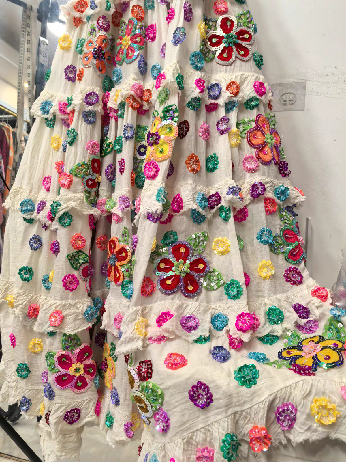 PETAL MOSAIC EMBELLISHED MAXI