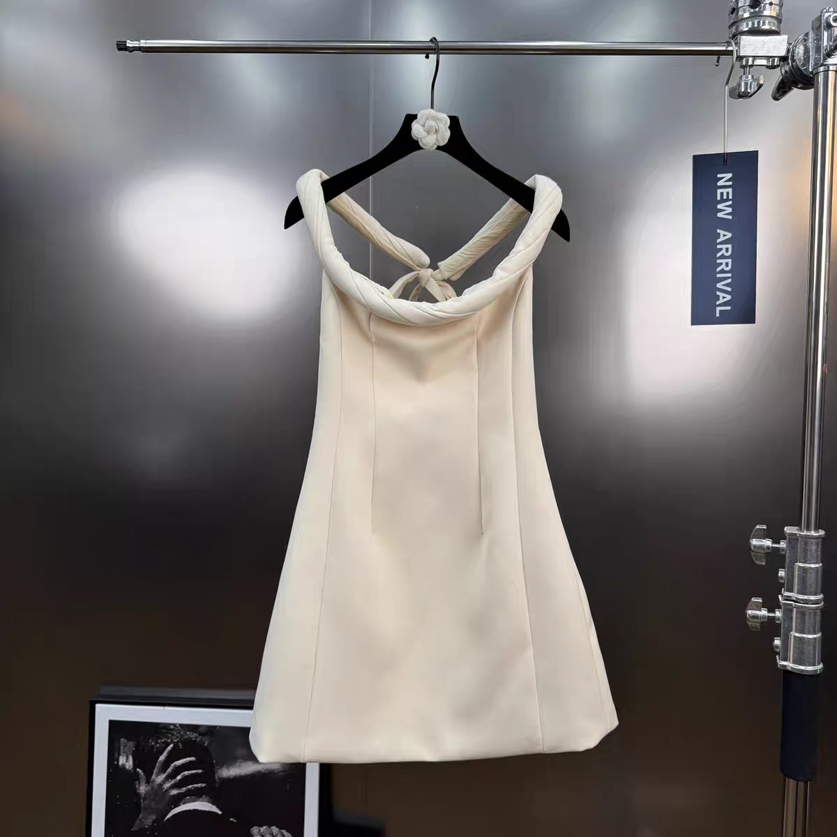 IVORY WHISPER MINI DRESS