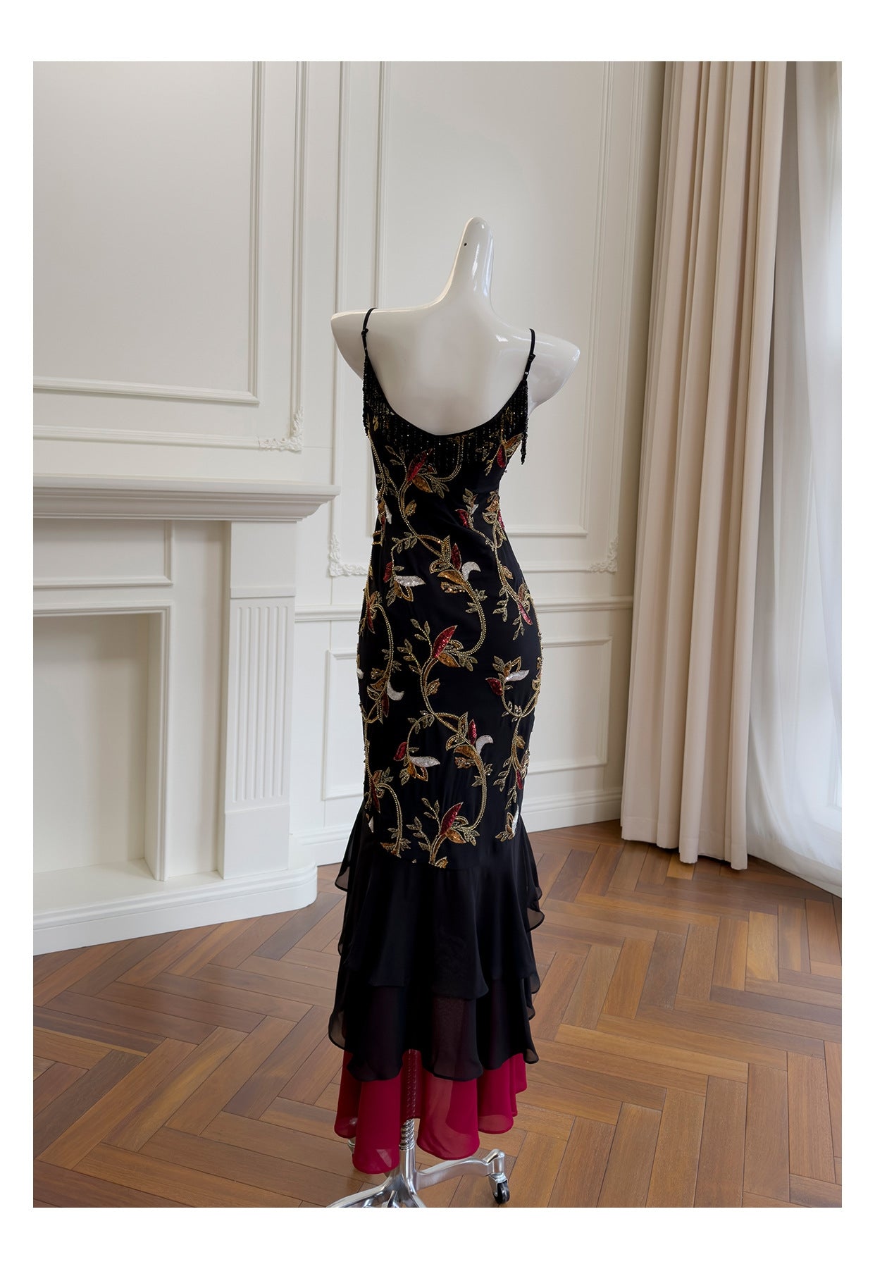 MIDNIGHT FLEUR DRESS