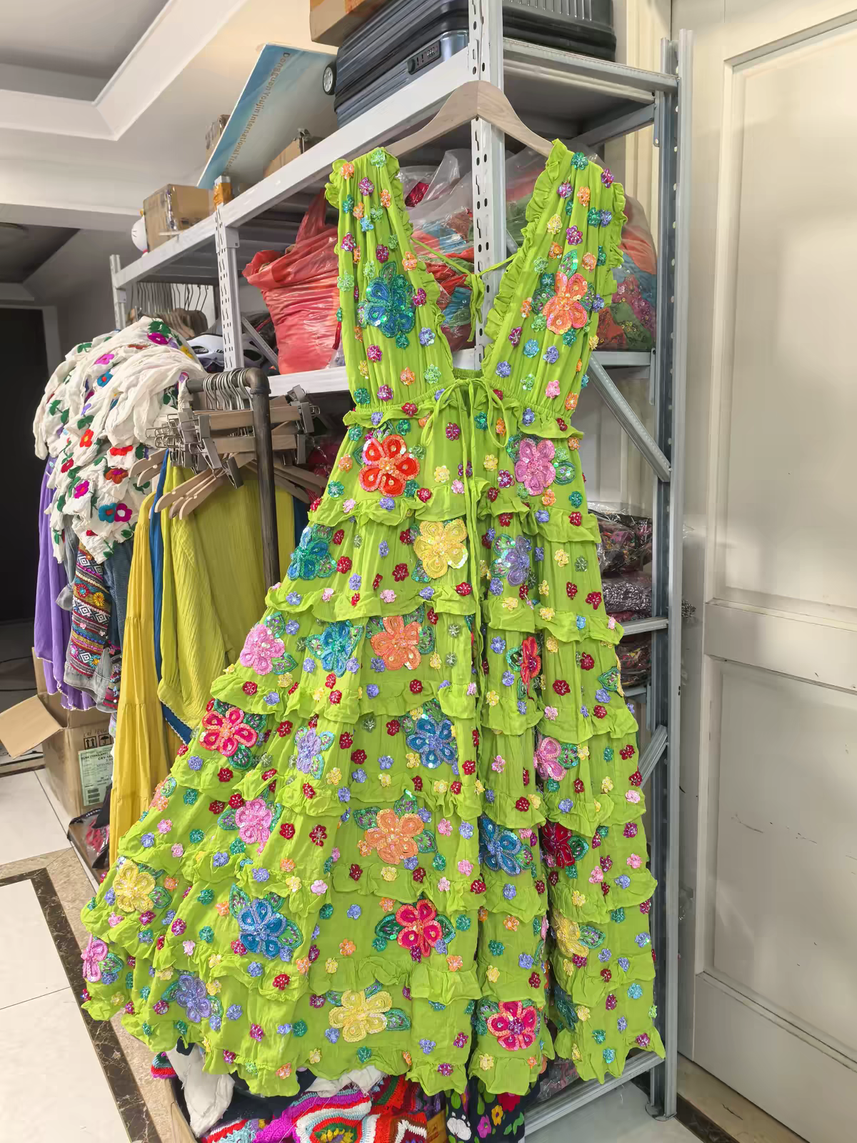 THE FLORABELLA EMBELLISHED DRESS
