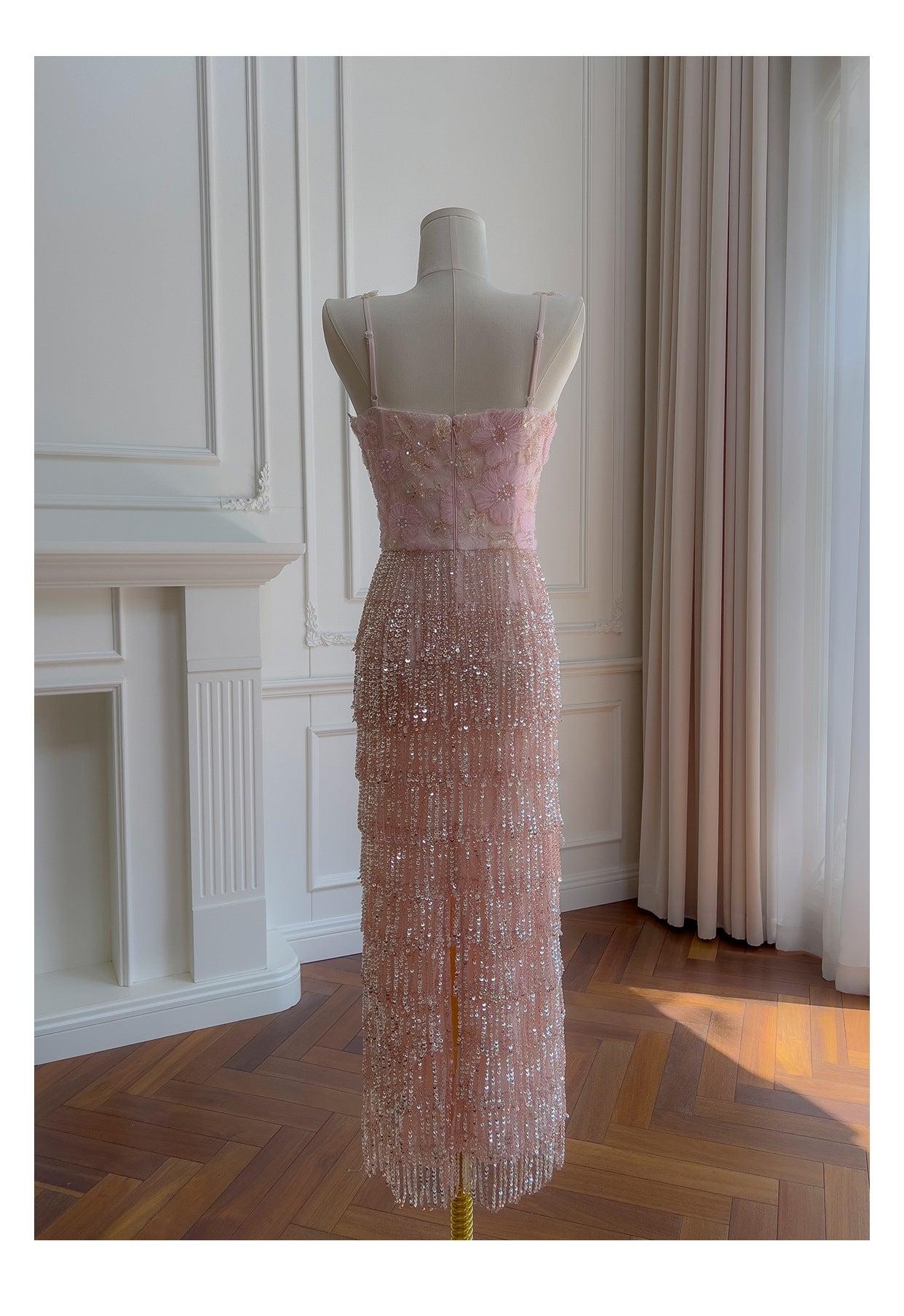 VELOURA FRINGE DRESS