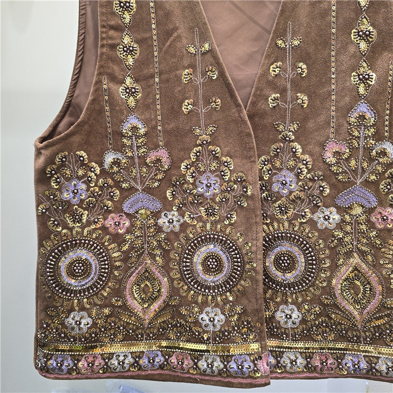 THE SOLARA EMBELLISHED VEST
