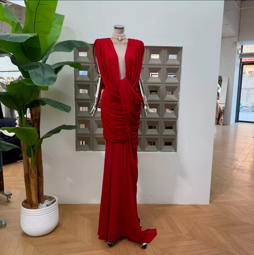 SCARLET MIRAGE DRESS