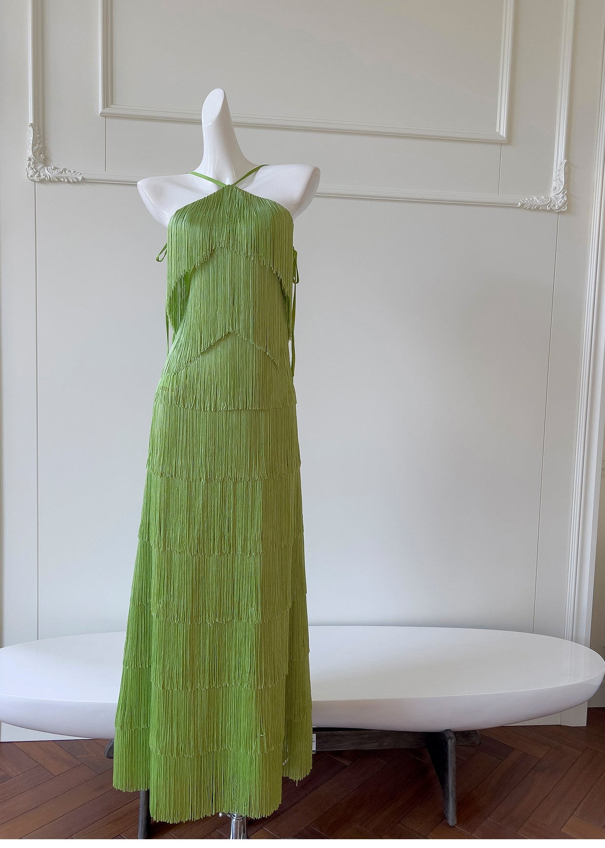 VERDE CASCADE DRESS