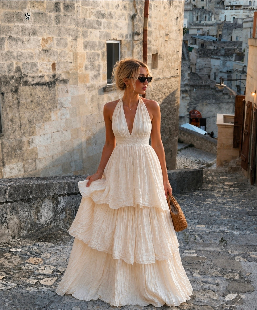 BIANCA CASCADE DRESS
