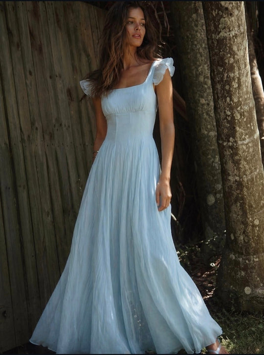 ISELLE DRESS - BLUE